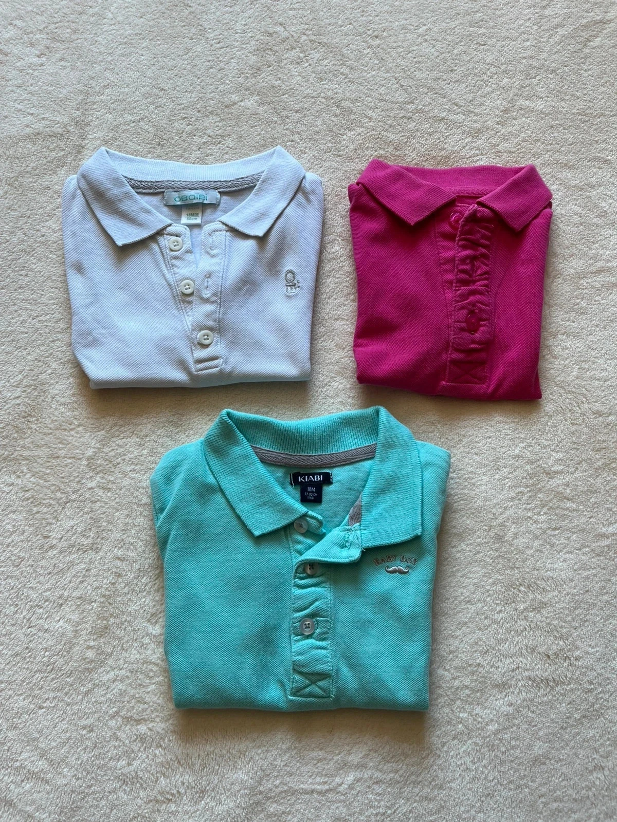 Lot de polos bébé ultra craquants et tendance 👕💖